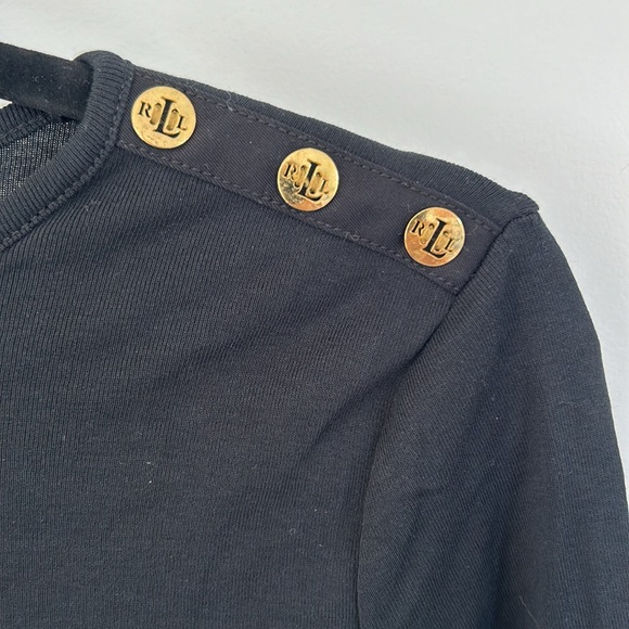 Vintage Lauren Ralph Lauren black long sleeved t-shirt - Picture 3 of 3